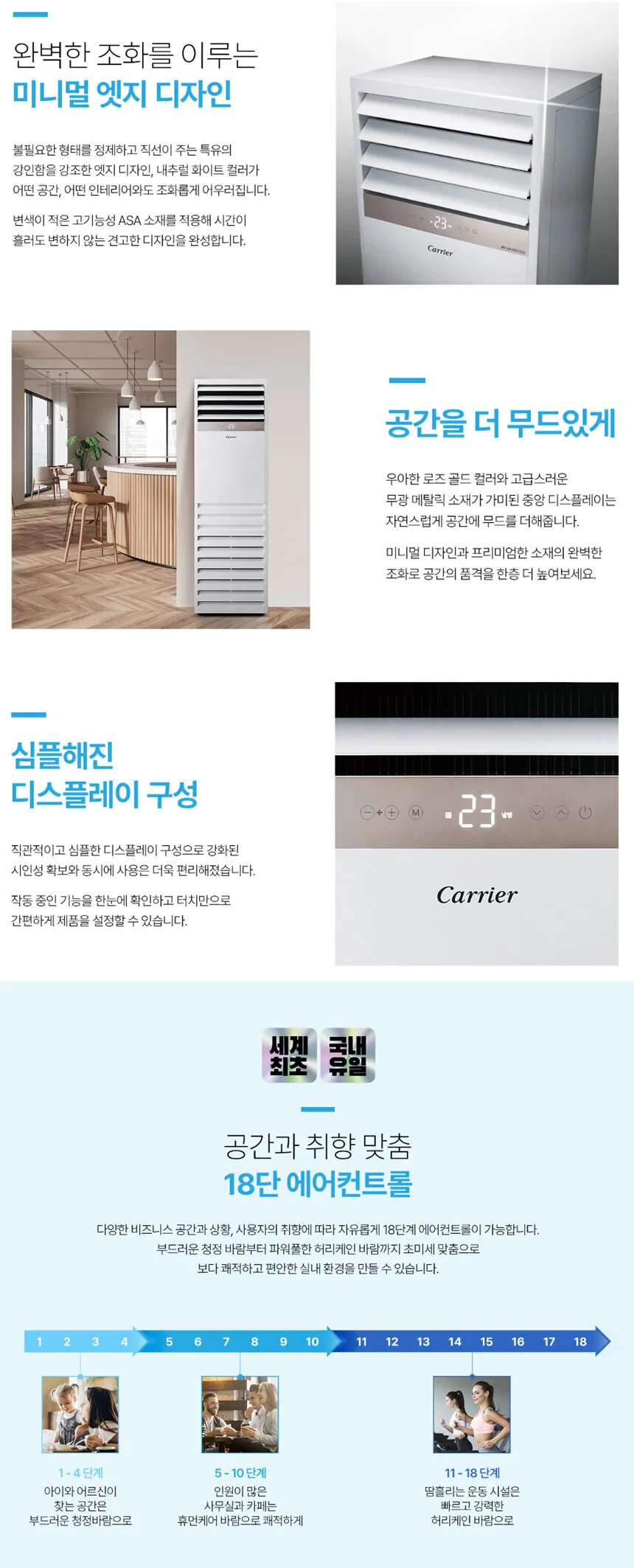 캐리어 냉난방기 스탠드(삼상) 40평 (36) DAMQ-1452KAWSX 상세 이미지 2