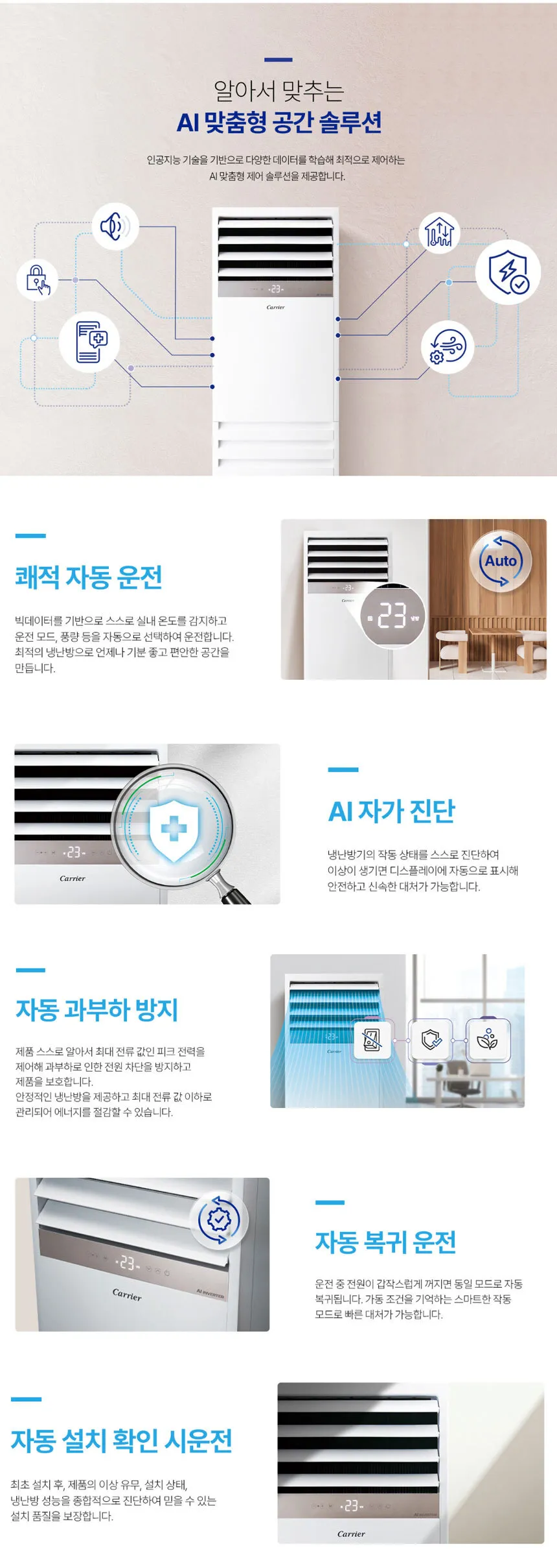 캐리어 냉난방기 스탠드(삼상) 40평 (36) DAMQ-1452KAWSX 상세 이미지 7