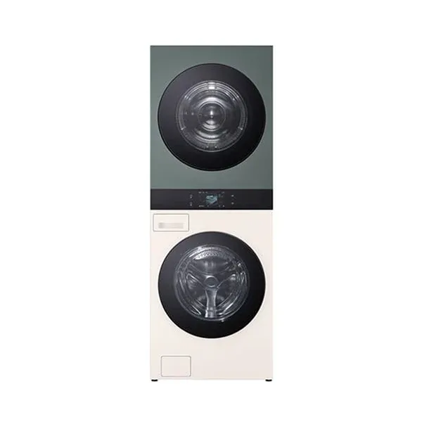 [LG] 트롬 AI 오브제컬렉션 워시타워 25kg+25kg 네이처그린/네이처베이지 (WA2525EGZF)