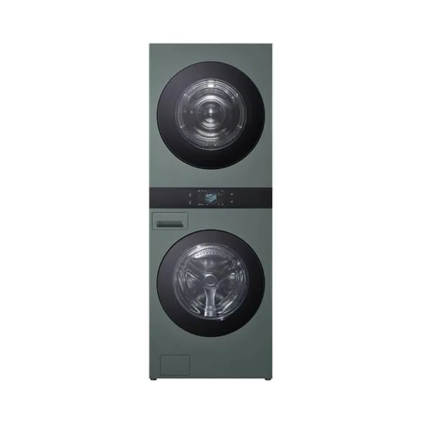 [LG] 트롬 AI 오브제컬렉션 워시타워 25kg+25kg 네이처그린 (WA2525GGZF)